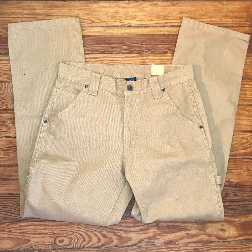 NWT Tan carpenter work jeans 32x32